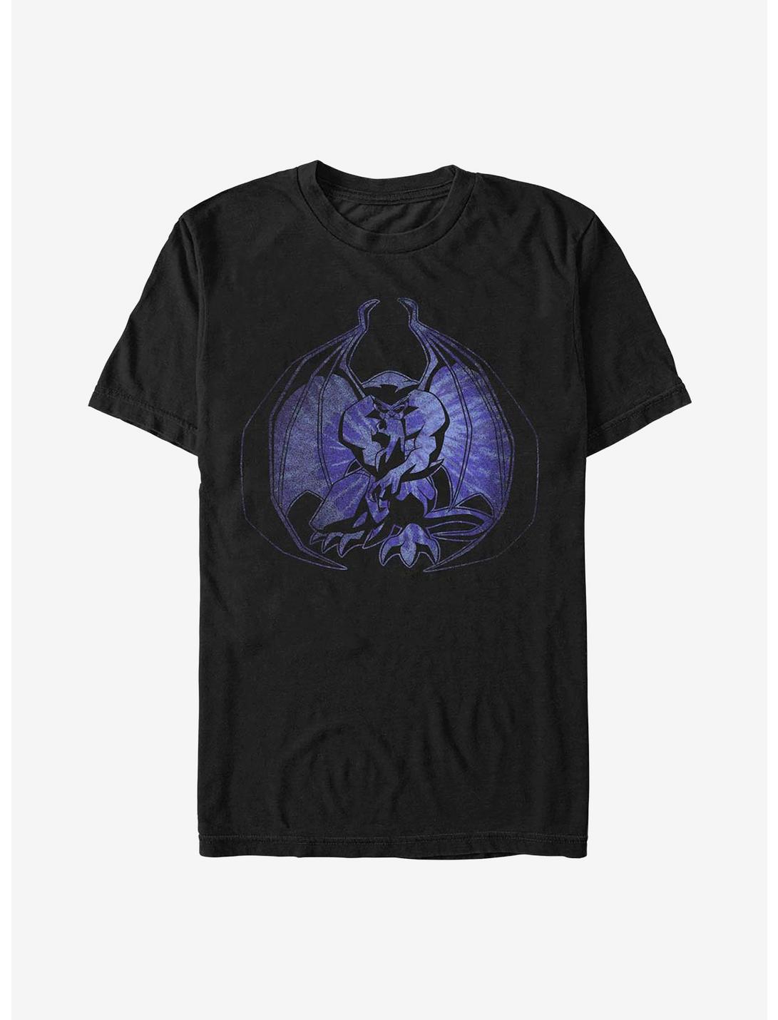 Disney Gargoyles Tie Dye Fill T-Shirt, BLACK, hi-res