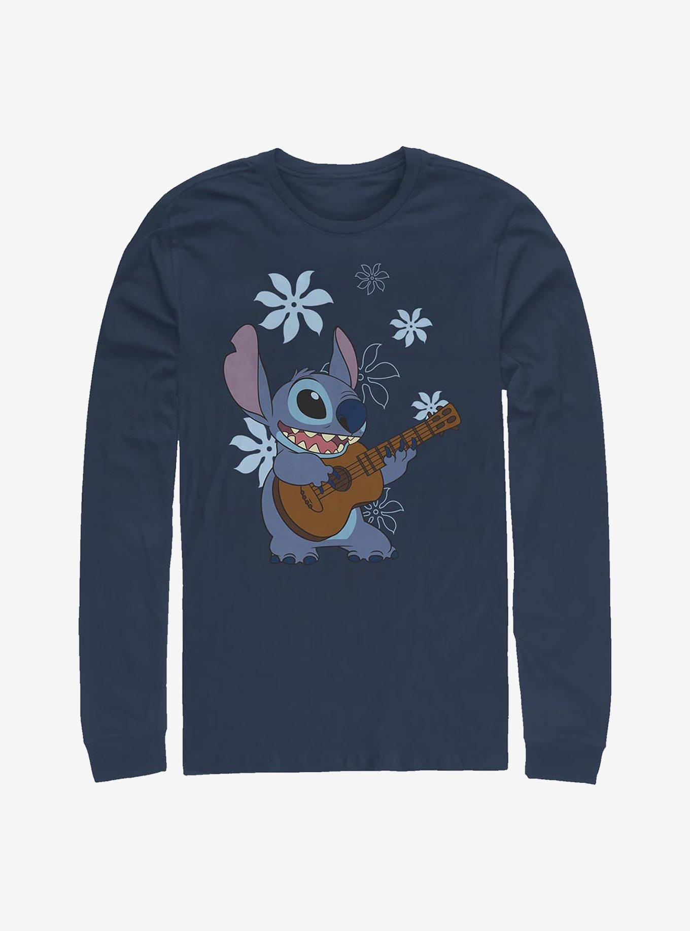 Disney Lilo And Stitch Flowers Long-Sleeve T-Shirt, , hi-res