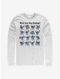Disney Lilo And Stitch Moods Long-Sleeve T-Shirt, WHITE, hi-res