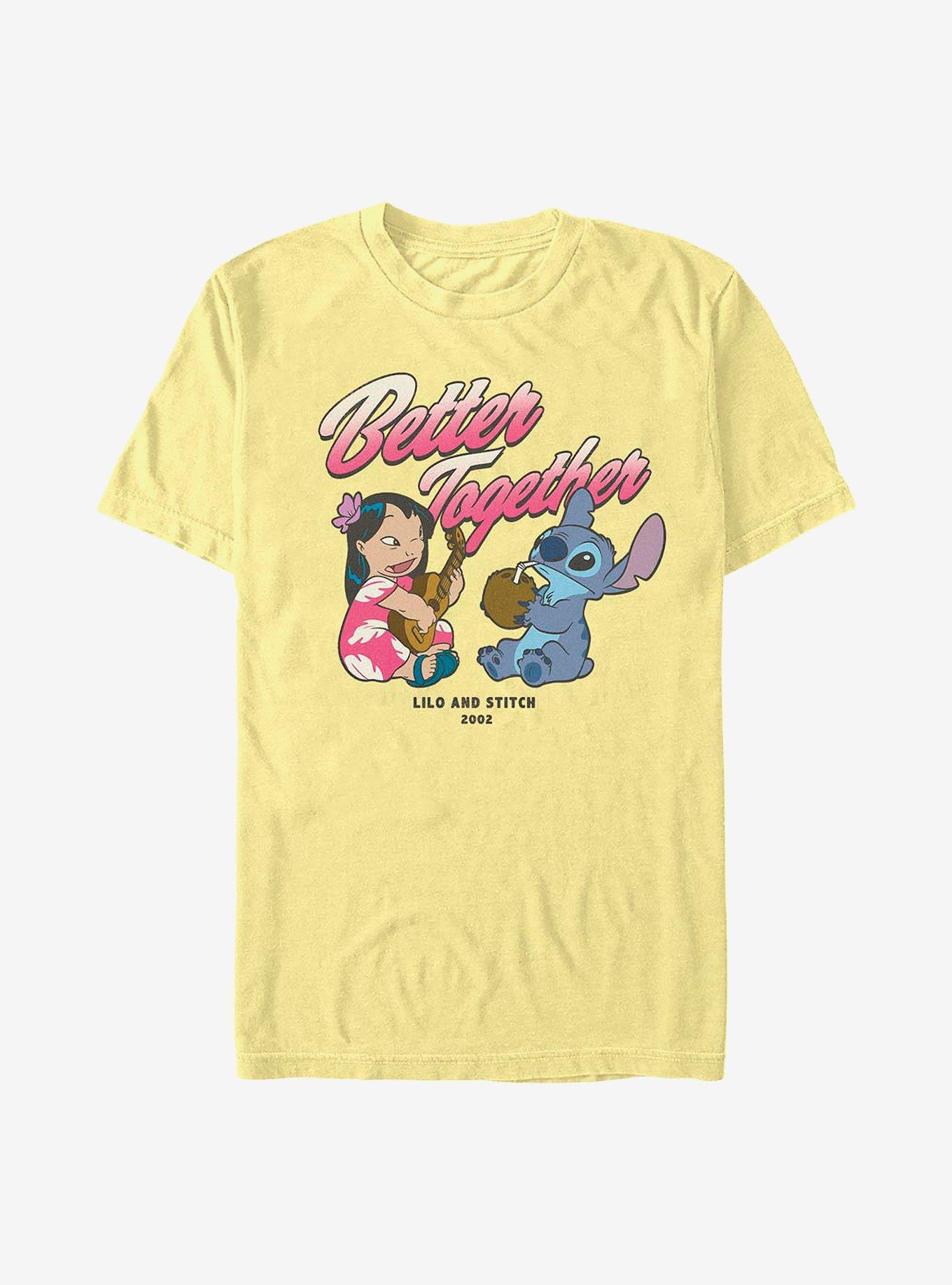 Disney Lilo And Stitch Chillin T-Shirt - YELLOW | BoxLunch