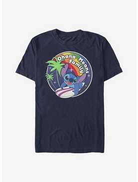 Disney Lilo And Stitch Rainbow Ohana T-Shirt, , hi-res