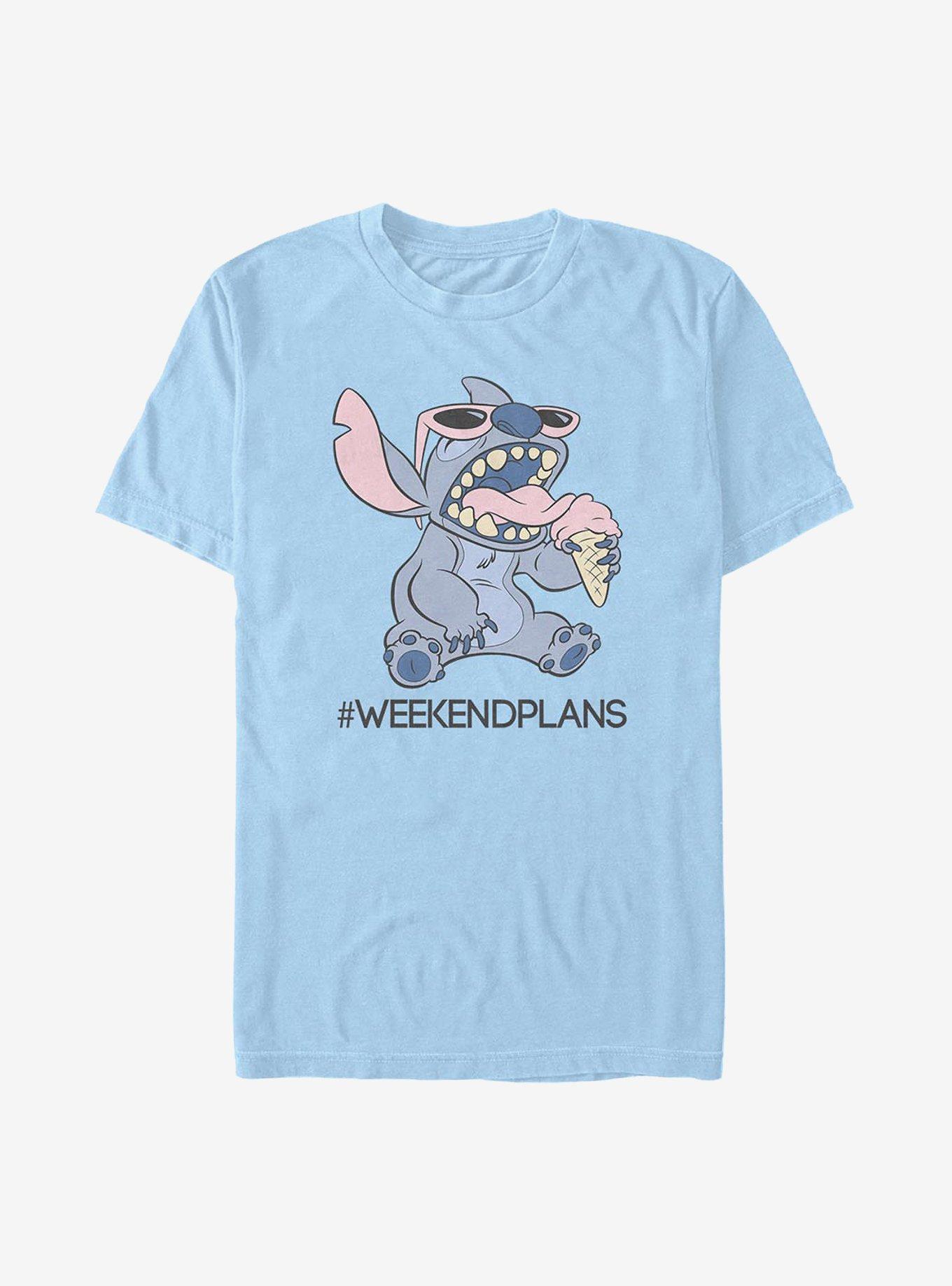 Disney Lilo And Stitch Weekend Plans T-Shirt, , hi-res