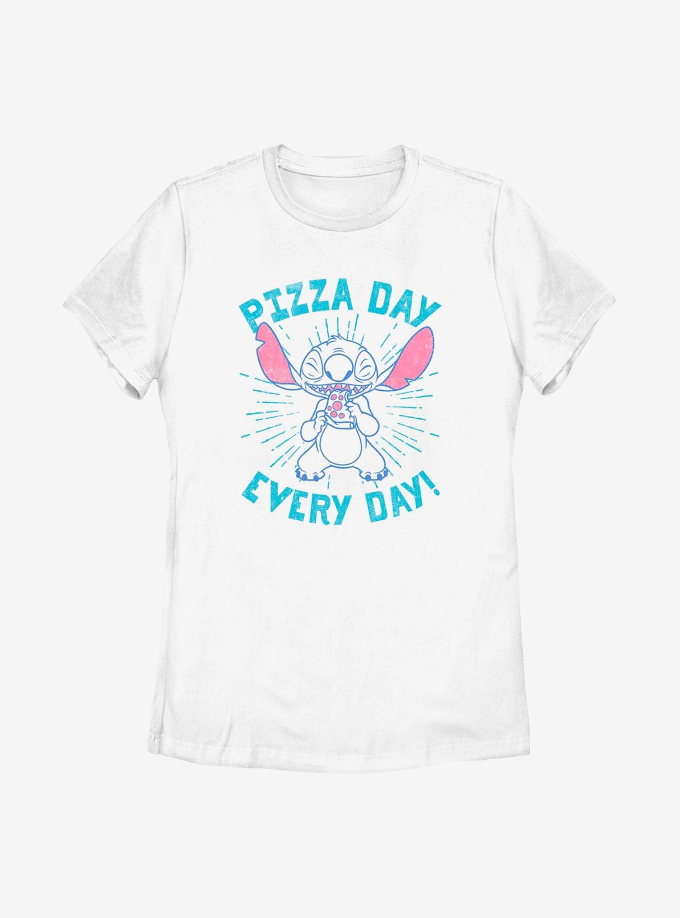 Disney Lilo And Stitch Pizza Day Every Day Womens T-Shirt, , hi-res