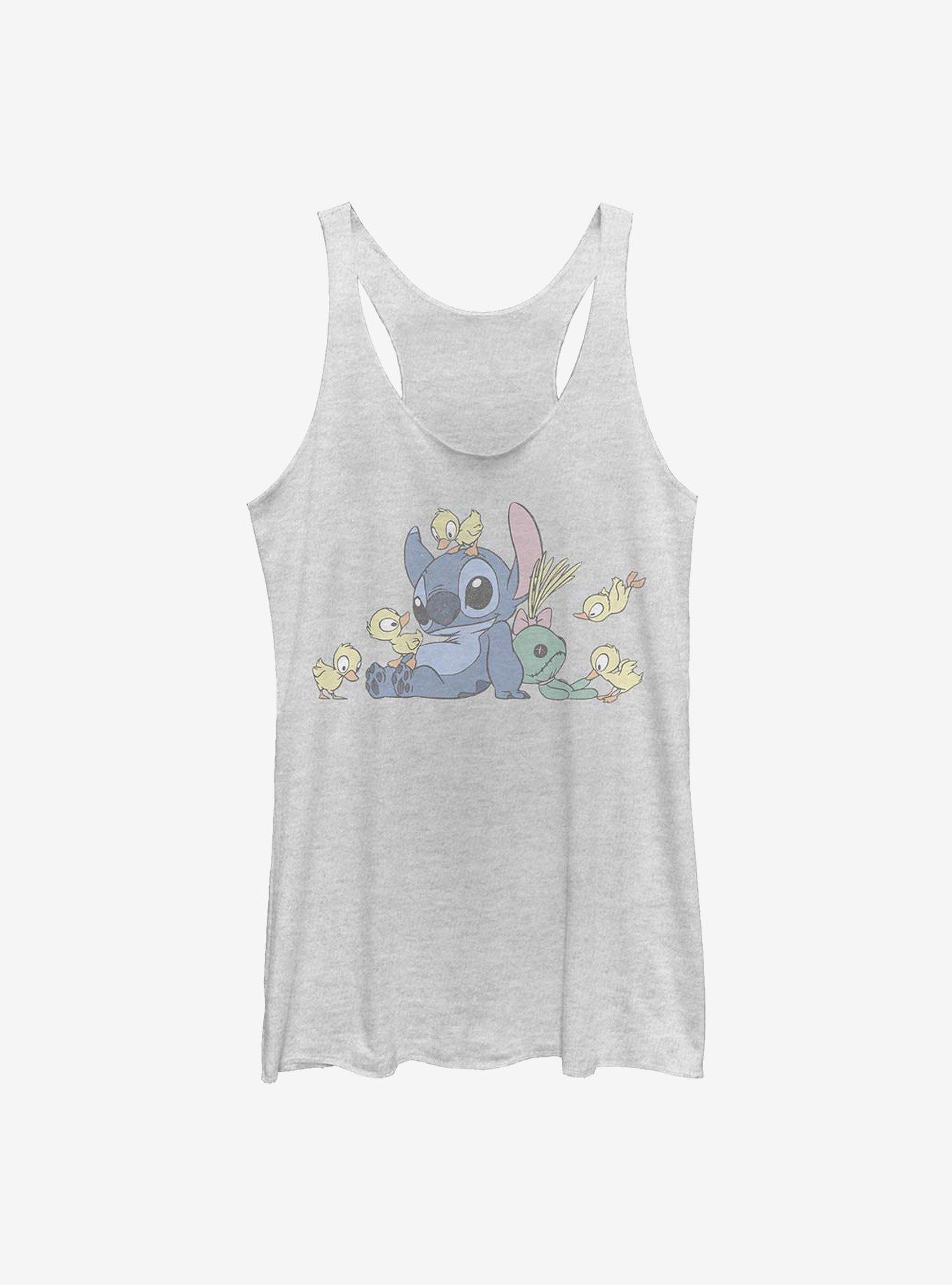 Disney Lilo And Stitch Ducky Kind Womens Tank Top, , hi-res