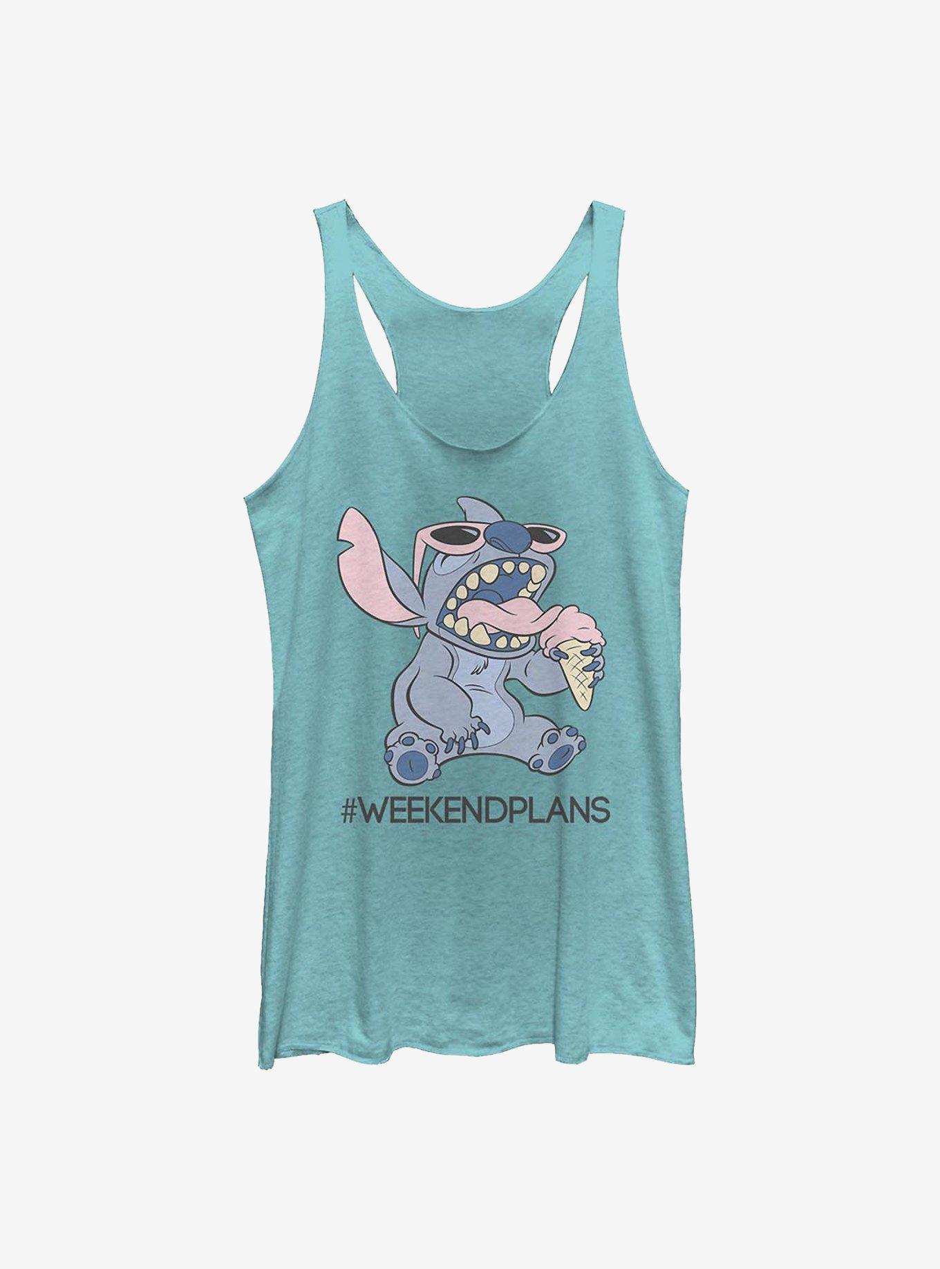 Disney Lilo And Stitch Weekend Plans Womens Tank Top, , hi-res