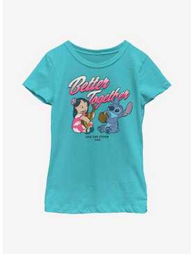 Disney Lilo And Stitch Chillin Youth Girls T-Shirt, , hi-res