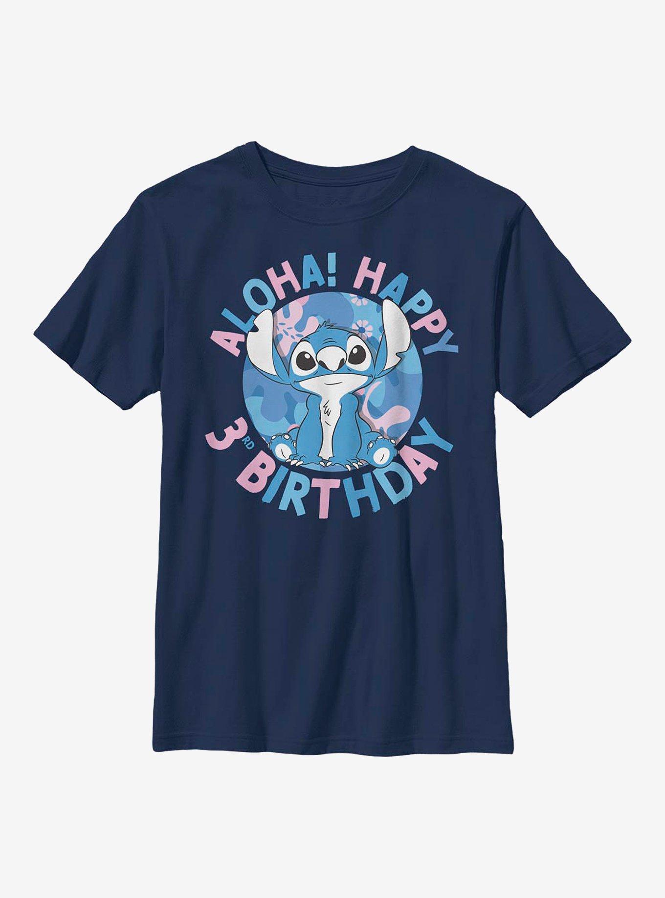 Disney Lilo And Stitch 3rd Birthday Youth T-Shirt, , hi-res