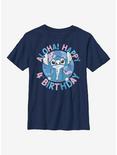Disney Lilo And Stitch 4th Birthday Youth T-Shirt, NAVY, hi-res