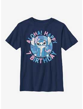 Disney Lilo And Stitch 7th Birthday Youth T-Shirt, , hi-res