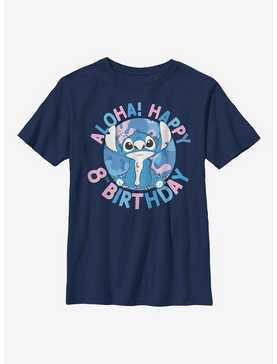 Disney Lilo And Stitch 8th Birthday Youth T-Shirt, , hi-res