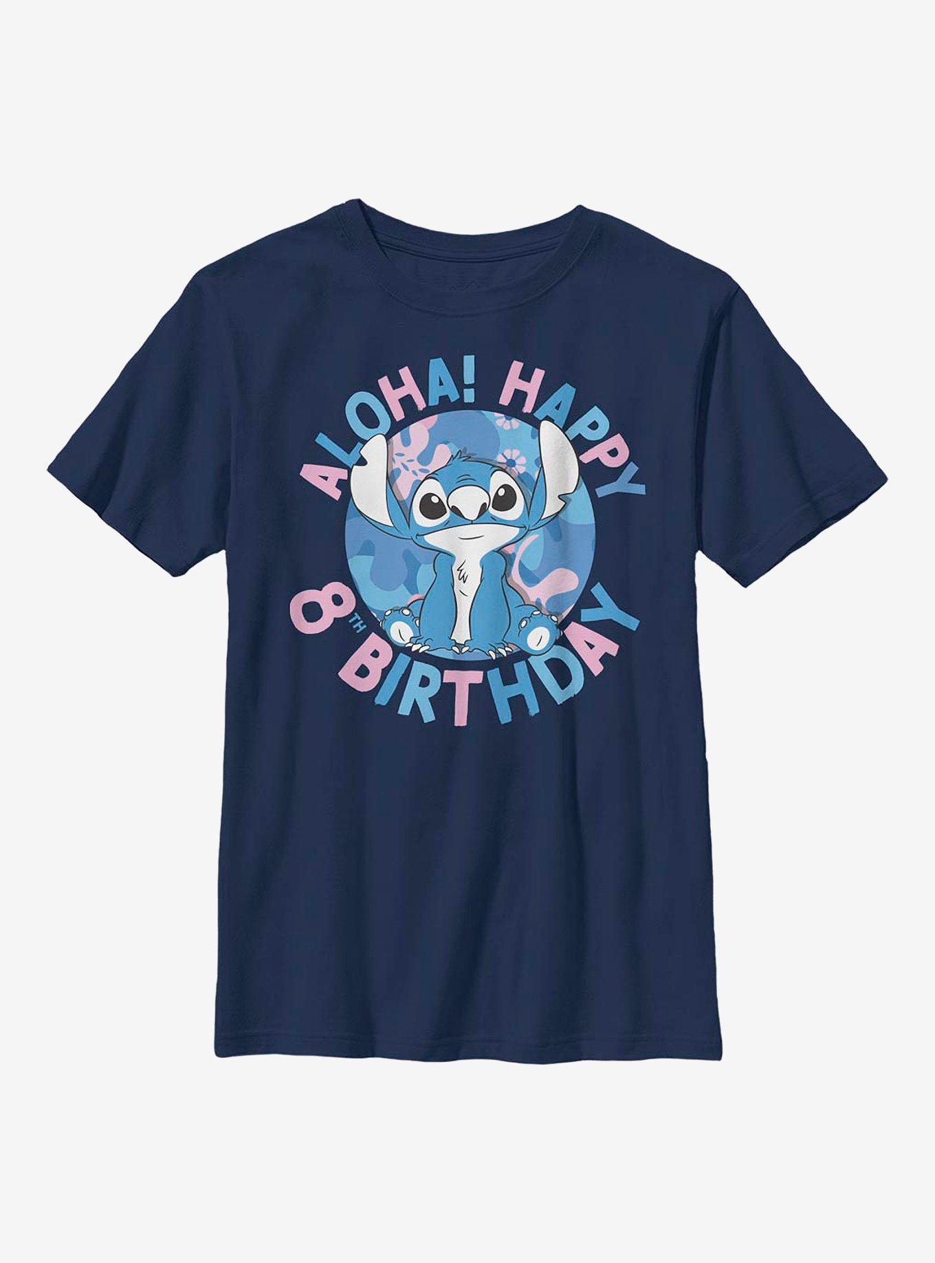 Disney Lilo And Stitch 8th Birthday Youth T-Shirt, , hi-res