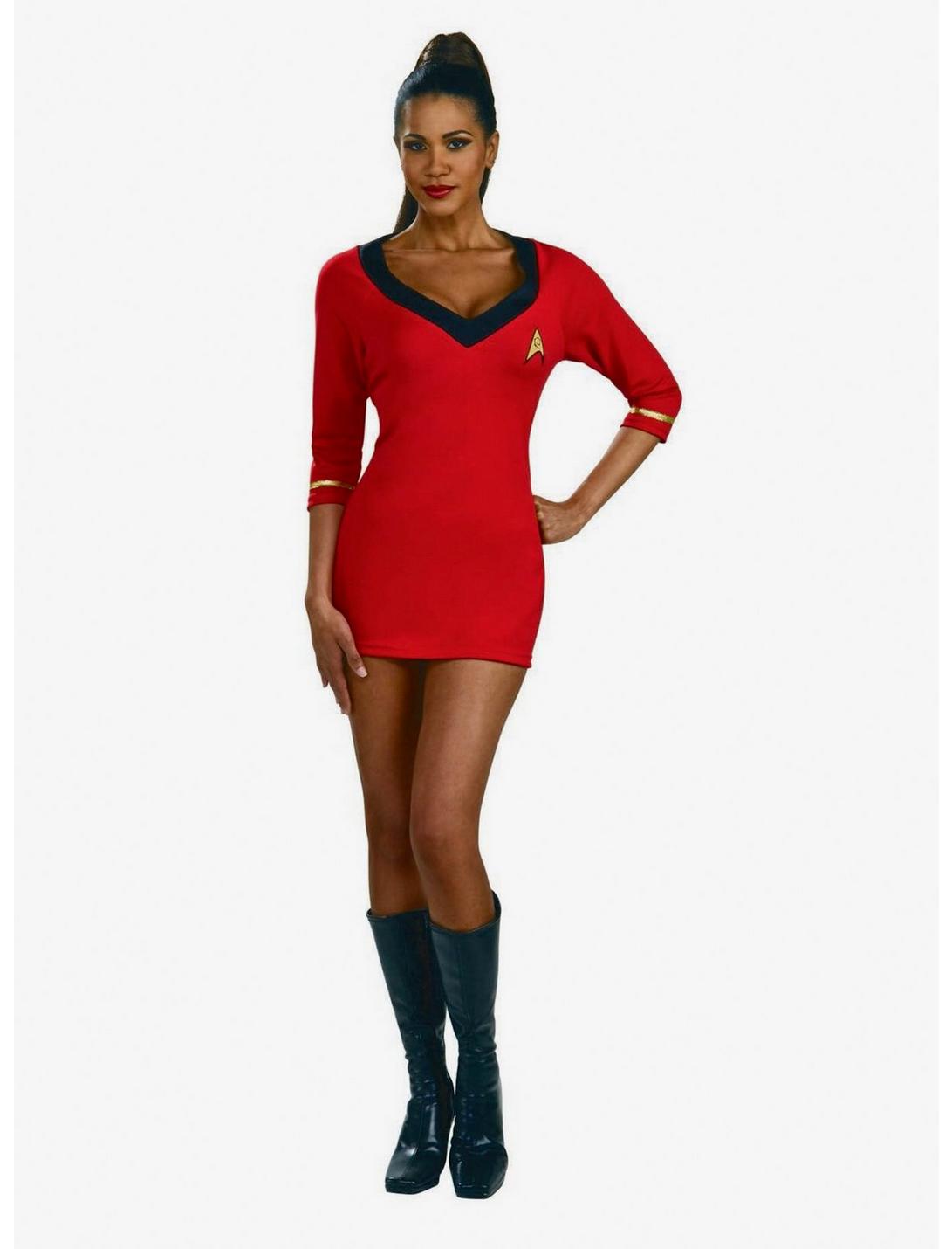 Star Trek Red Dress Costume, RED, hi-res