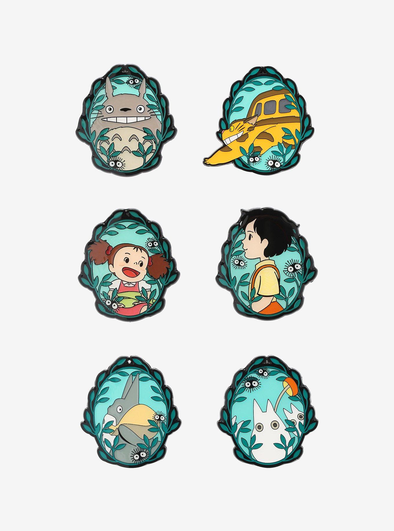 Studio Ghibli My Neighbor Totoro Leaf Frame Blind Box Enamel Pin, , hi-res