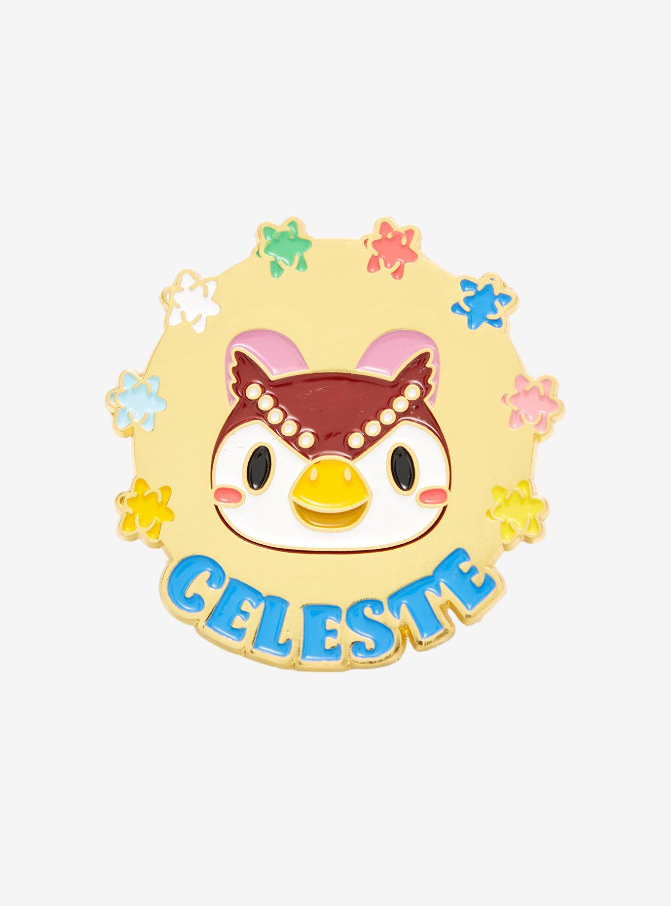 Animal Crossing: New Horizons Celeste Portrait Enamel Pin, , hi-res