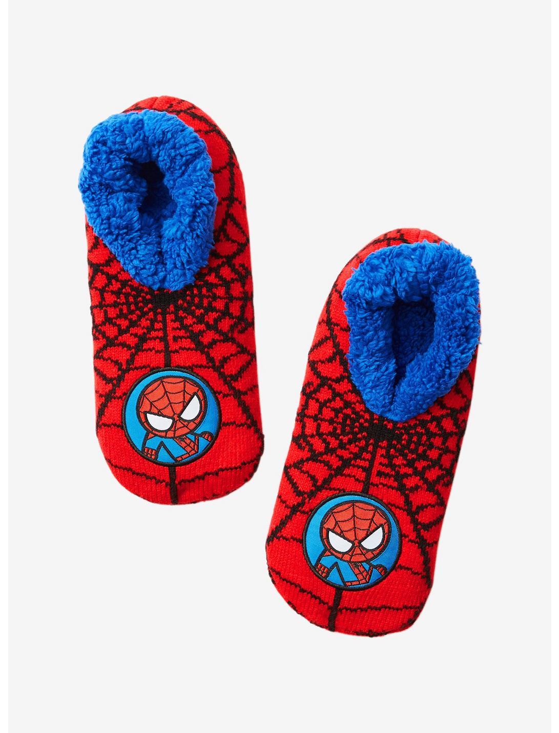 Marvel Spider-Man Chibi Webs Slipper Socks, , hi-res