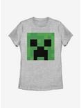 Minecraft Creeper Big Face Womens T-Shirt, ATH HTR, hi-res
