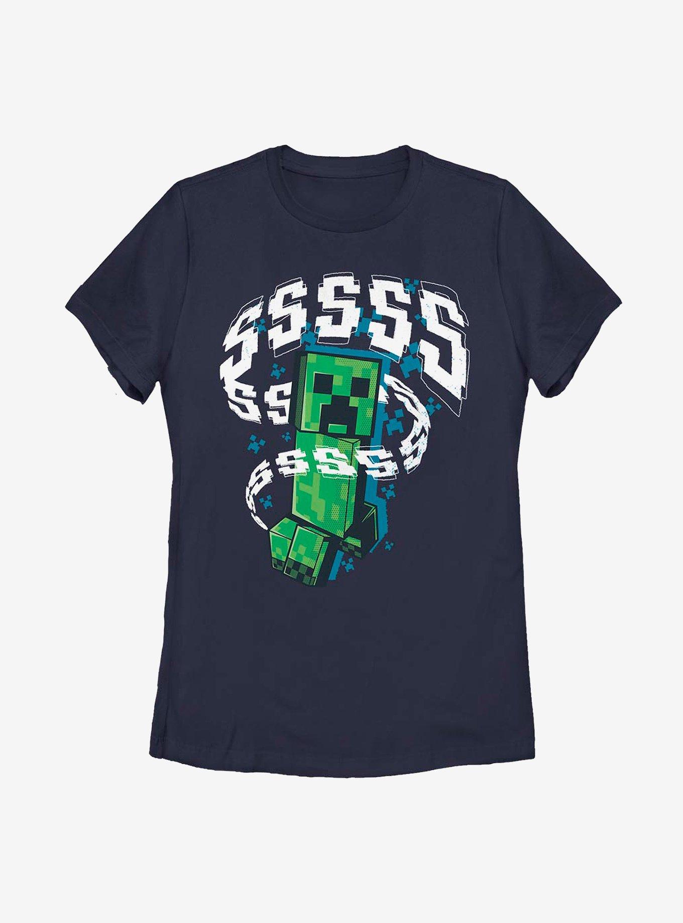 Minecraft Creeper Sssss Womens T-Shirt, , hi-res