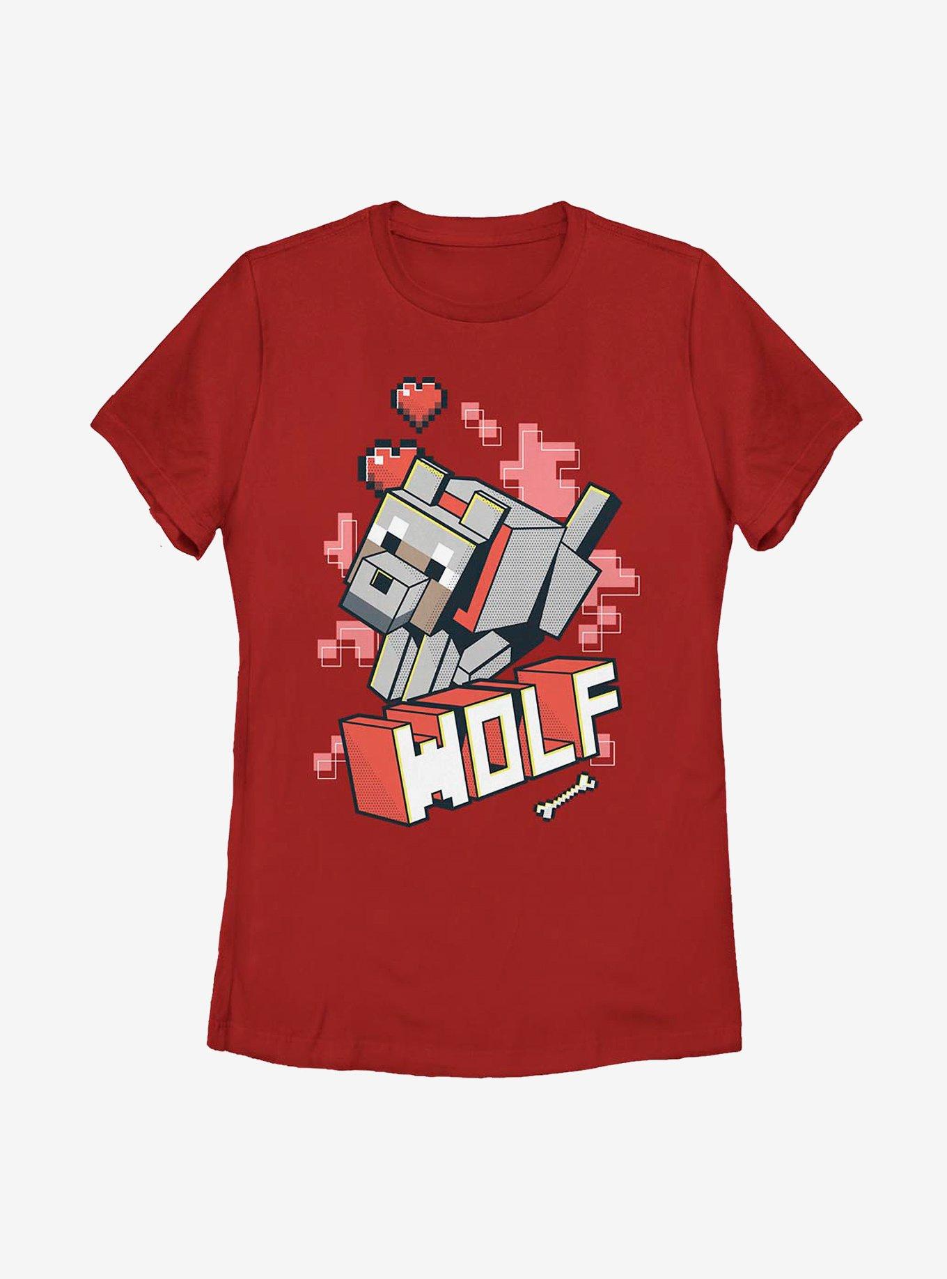 Minecraft Wolf Hero Womens T-Shirt, , hi-res