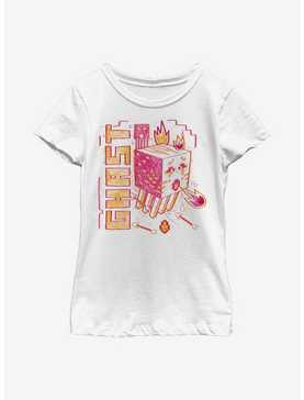 Minecraft Acid Sketch Ghast Youth Girls T-Shirt, , hi-res