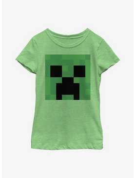 Minecraft Creeper Big Face Youth Girls T-Shirt, , hi-res
