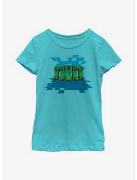 Minecraft Creeper Mob Youth Girls T-Shirt, , hi-res