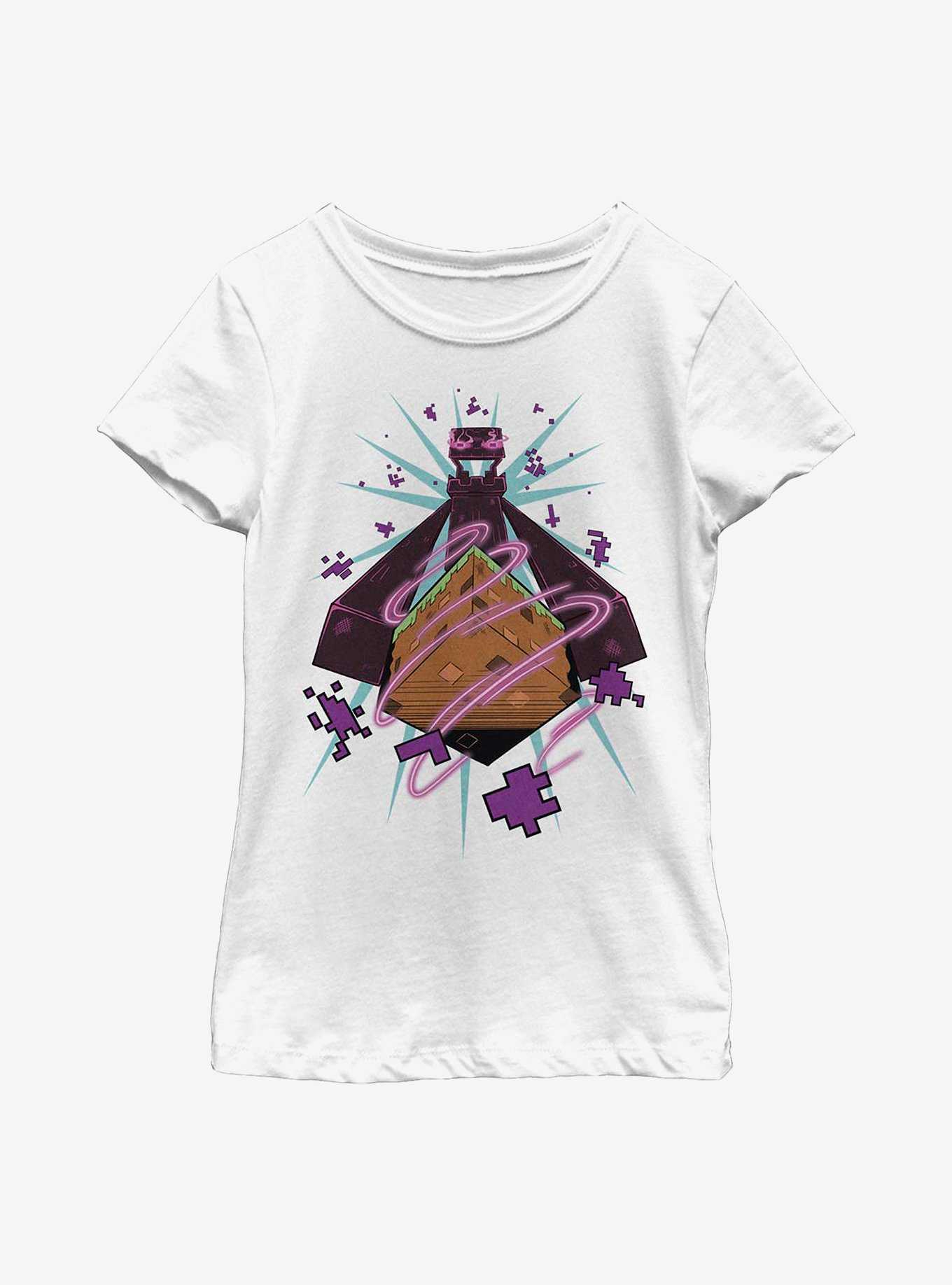 Minecraft Enderman Forced Perspective Youth Girls T-Shirt, , hi-res
