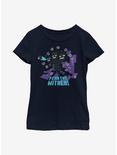 Minecraft Fear The Wither Youth Girls T-Shirt, NAVY, hi-res