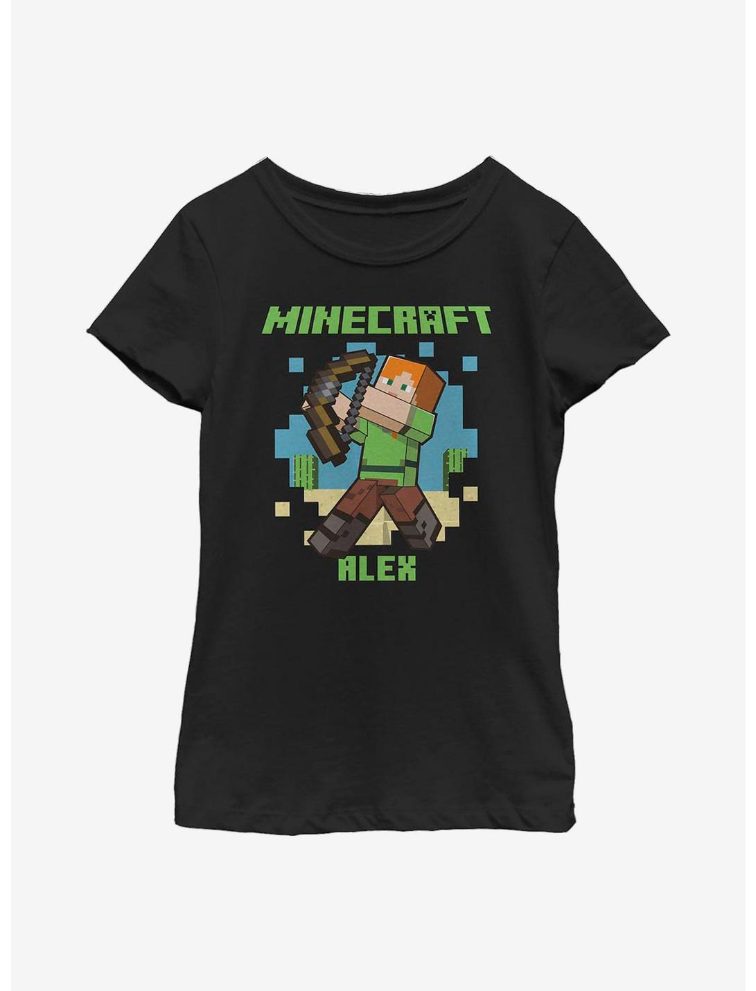 Minecraft Sniper Youth Girls T-Shirt, BLACK, hi-res