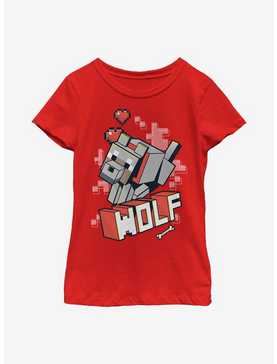 Minecraft Wolf Hero Youth Girls T-Shirt, , hi-res