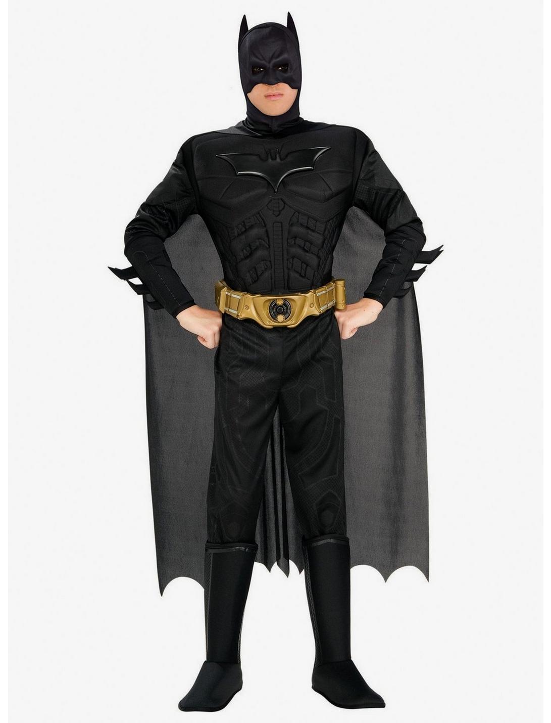 DC Comics Batman The Dark Knight Deluxe Muscle Costume, BLACK, hi-res