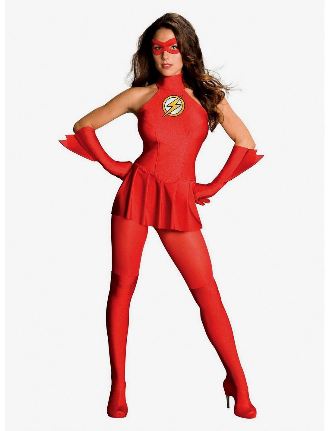 DC Comics The Flash Dress Costume, RED, hi-res