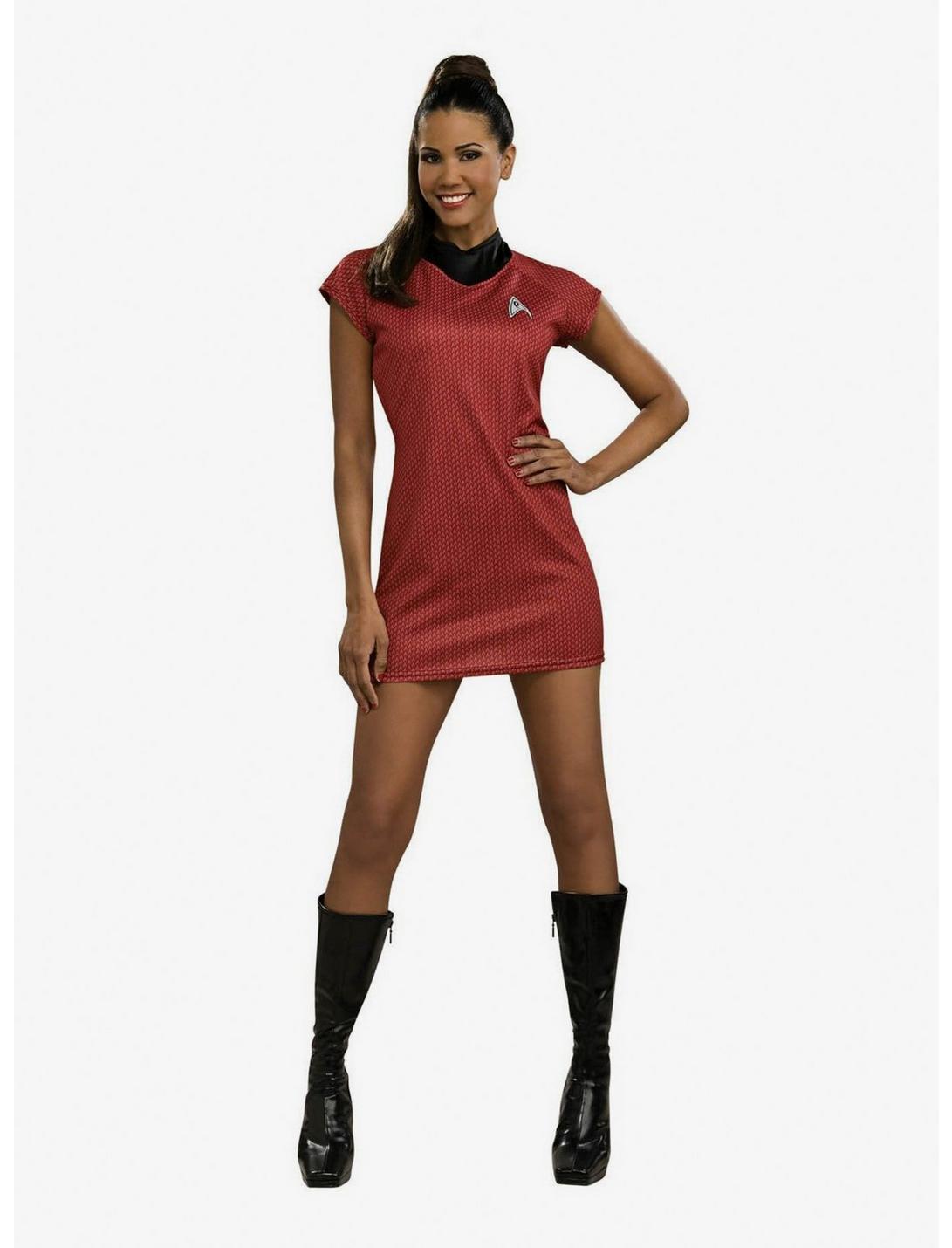 Star Trek II Uhura Costume, RED, hi-res