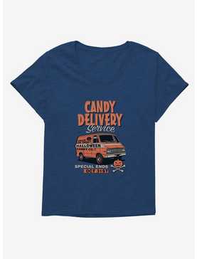 Halloween Candy Delivery Service Girls Plus Size T-Shirt, , hi-res