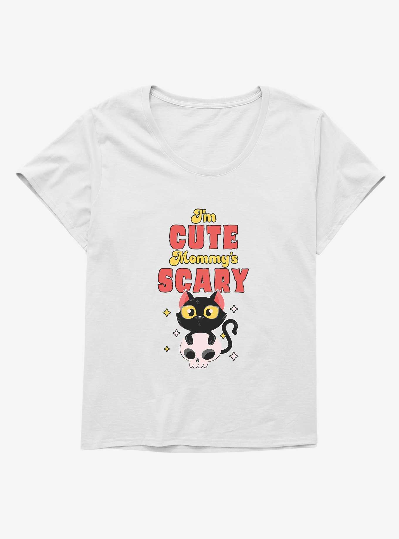Halloween Cute Scary Girls Plus Size T-Shirt, , hi-res