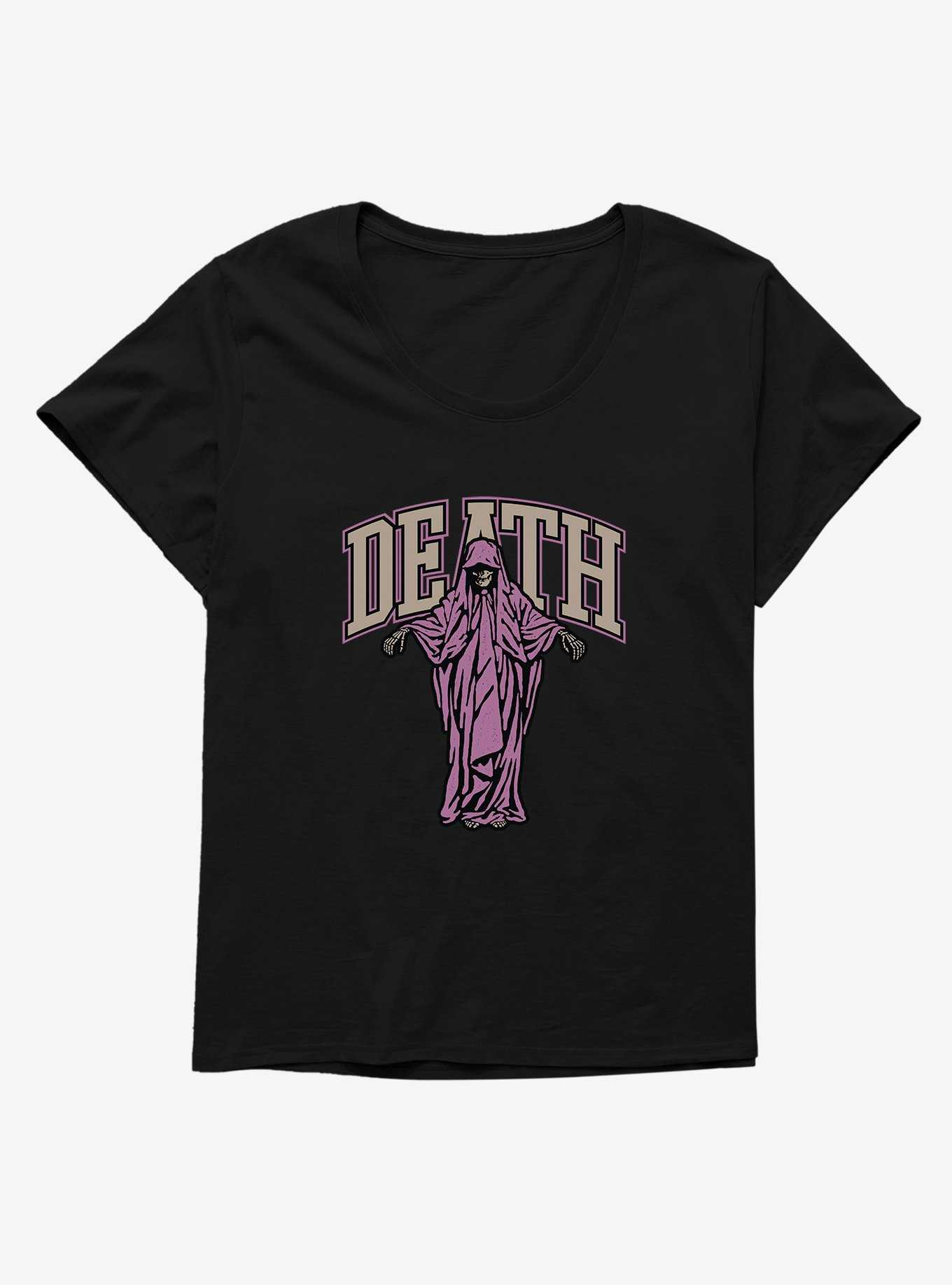 Halloween Death Letterman Girls Plus Size T-Shirt, , hi-res