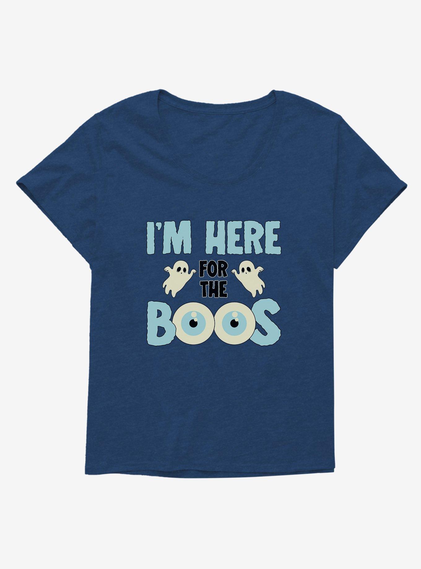 Halloween Here For The Boos Girls Plus Size T-Shirt, , hi-res