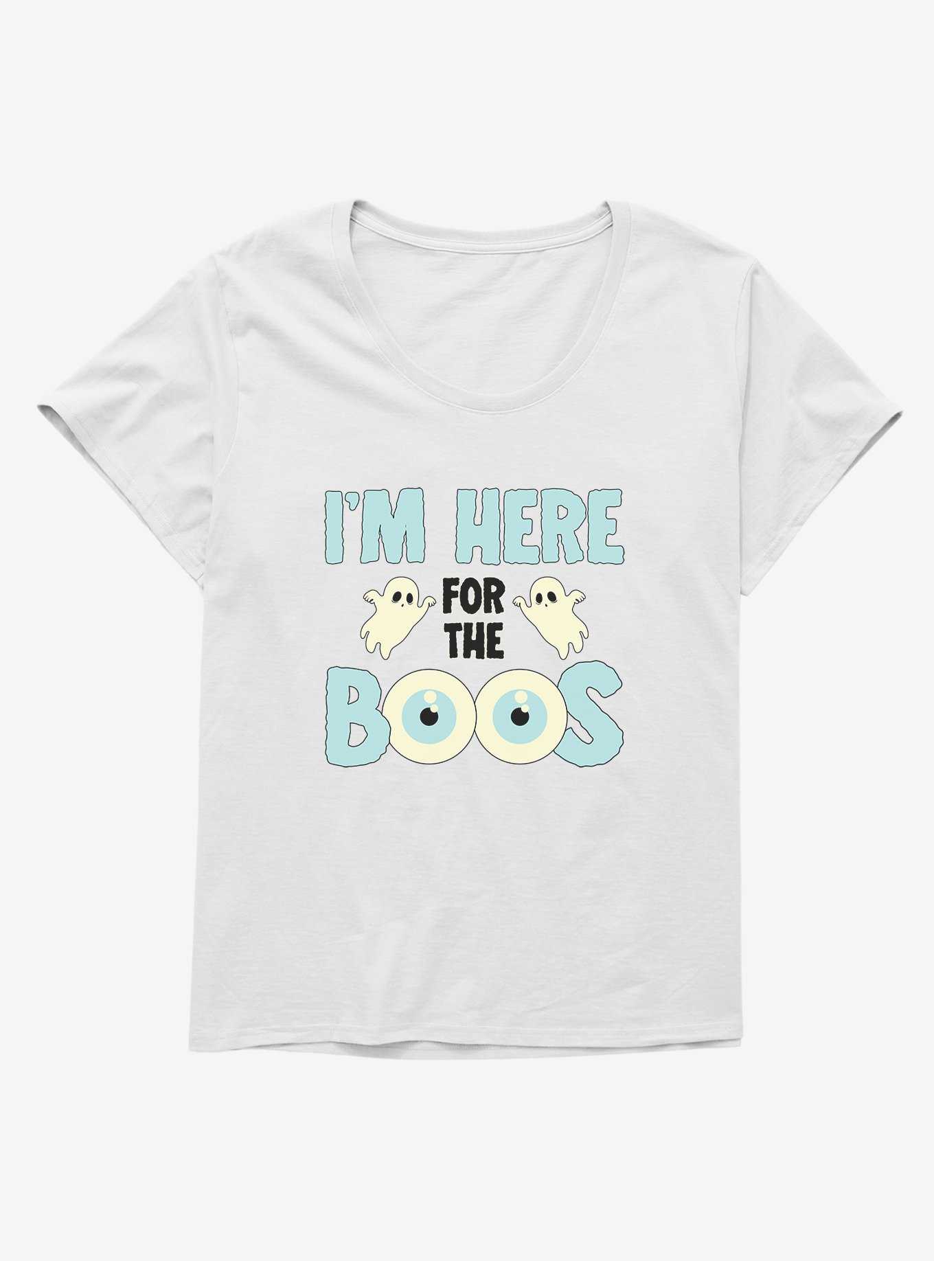 Halloween Here For The Boos Girls Plus Size T-Shirt, , hi-res
