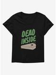 Halloween RIP Dead Inside Girls Plus Size T-Shirt, BLACK, hi-res