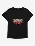 Halloween Terror Drip Girls Plus Size T-Shirt, BLACK, hi-res