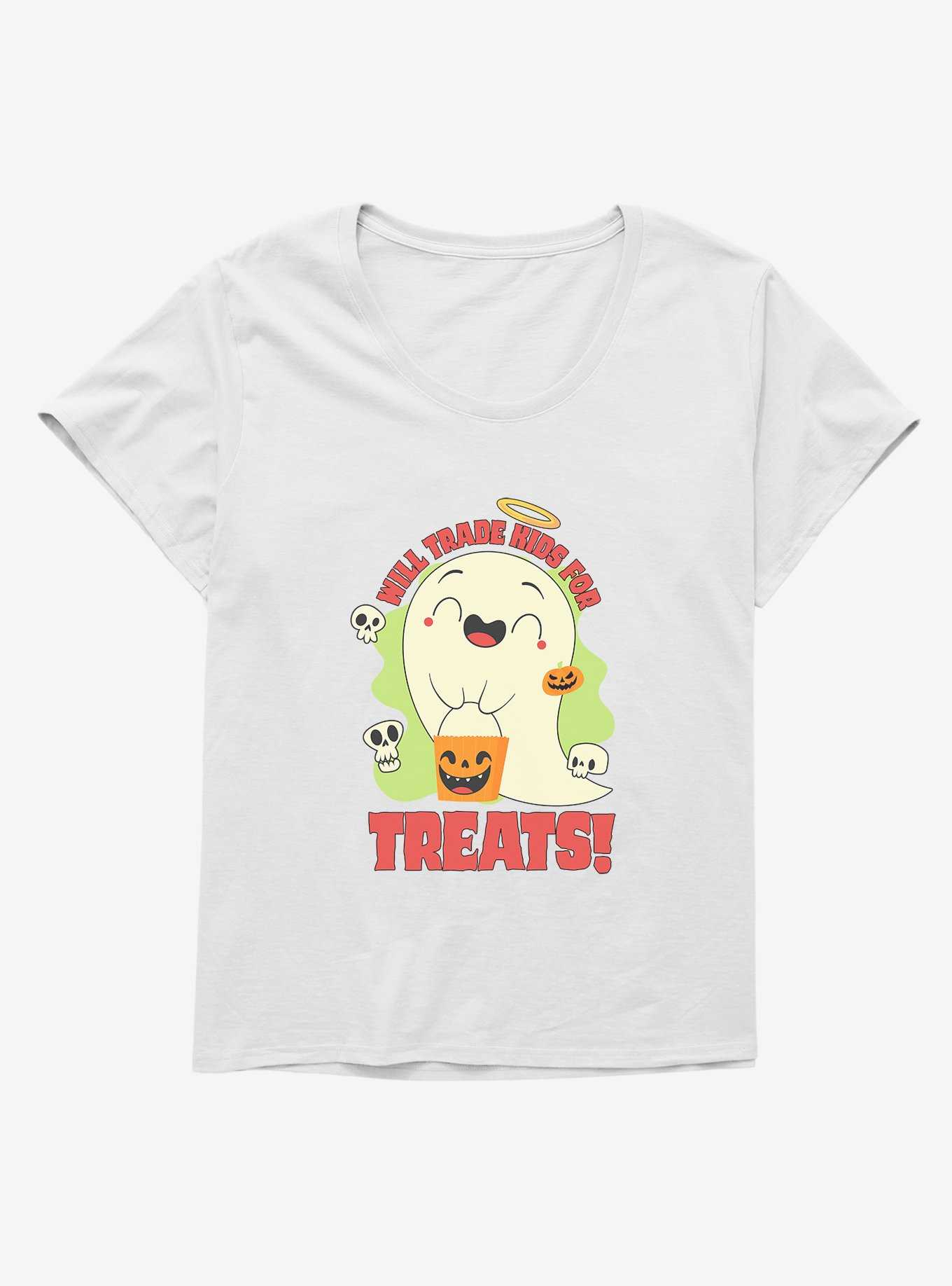 Halloween Trade For Treats Girls Plus Size T-Shirt, , hi-res