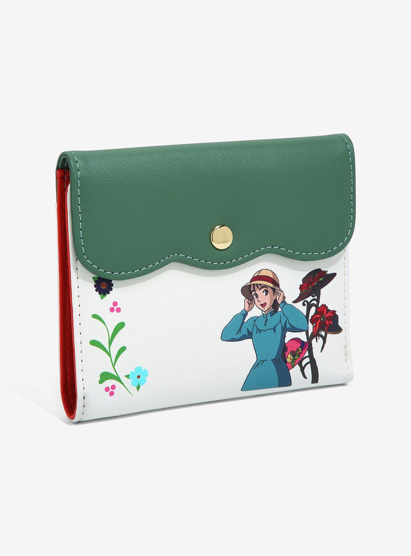 Studio Ghibli Howl&rsquo;s Moving Castle Floral Hats Small Wallet - BoxLunch Exclusive, , hi-res