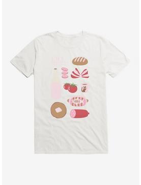 Studio Ghibli Kiki's Delivery Service Essential Foods T-Shirt, , hi-res