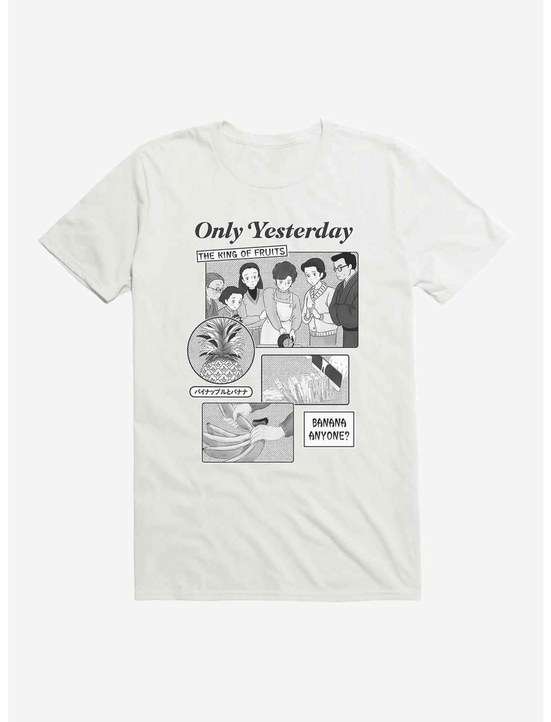 Studio Ghibli Only Yesterday King Of Fruits T-Shirt, WHITE, hi-res