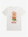 Studio Ghibli Ponyo Deconstructed Ham Sandwich T-Shirt, WHITE, hi-res