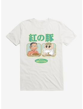 Studio Ghibli Porco Rosso Eat First T-Shirt, WHITE, hi-res