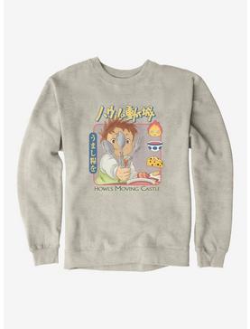 Studio Ghibli Howl's Moving Castle Markl Utensils Sweatshirt, OATMEAL HEATHER, hi-res