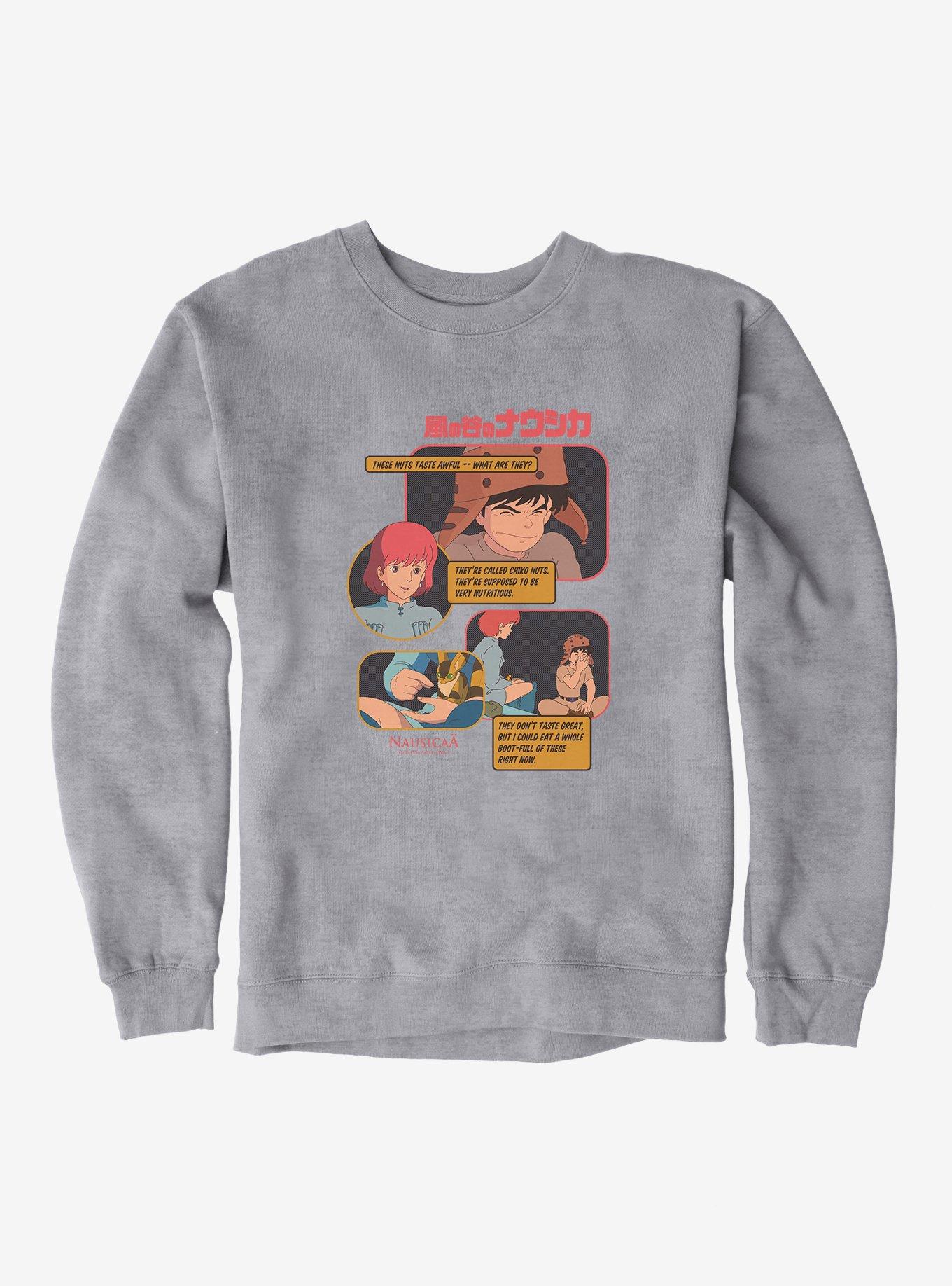 Studio Ghibli Nausicaa Of The Valley Of The Wind Chiko Nuts Sweatshirt, HEATHER GREY, hi-res