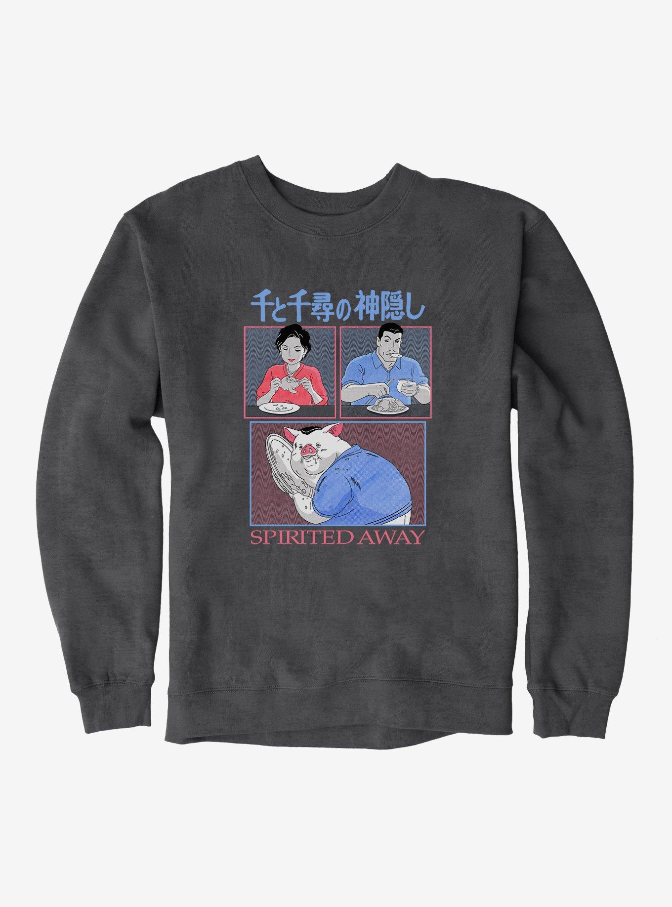 Studio Ghibli Spirited Away Chicken Dishes Sweatshirt, CHARCOAL HEATHER, hi-res