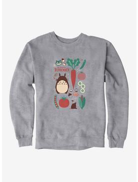 Studio Ghibli My Neighbor Totoro Food Collection Sweatshirt, HEATHER GREY, hi-res