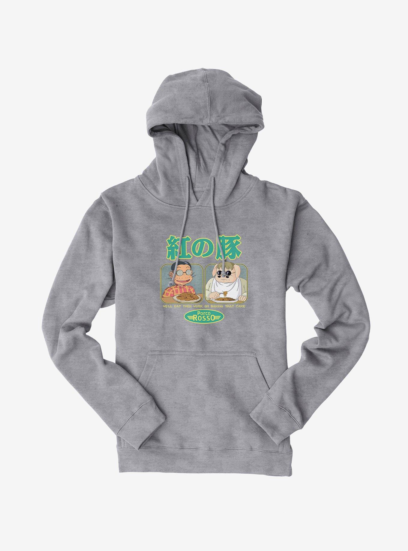 Studio Ghibli Porco Rosso Eat First Hoodie, , hi-res